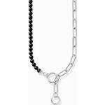 Dámské Stříbrné náhrdelníky Thomas Sabo v bílé barvě v moderním stylu s onyxem 