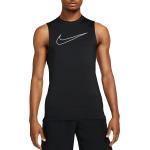 Pánská  Fitness trička Nike Pro v černé barvě ve velikosti L ve slevě 