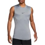 Pánská  Fitness trička Nike Pro v šedé barvě ve velikosti 10 XL ve slevě 