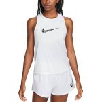 Pánská  Tílka Nike Swoosh v bílé barvě ve velikosti L 