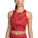 Dámská  Fitness trička Nike v červené barvě ve velikosti L bez rukávů ve slevě 