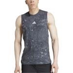 Pánská  Fitness trička adidas Power v šedé barvě bez rukávů 