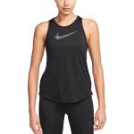 Pánská  Fitness trička Nike Swoosh v černé barvě ve velikosti 10 bez rukávů ve slevě 