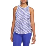 Dámská  Fitness trička Nike ve fialové barvě ve velikosti S bez rukávů ve slevě 