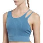Dámská  Fitness trička Reebok v modré barvě ve velikosti S ve slevě 