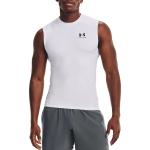 Pánská  Fitness trička Under Armour v bílé barvě ve velikosti M ve slevě 