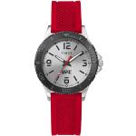 Pánské Náramkové hodinky Timex v červené barvě ve slevě s analogovým displejem 