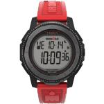 Pánské Náramkové hodinky Timex v červené barvě s digitálním displejem 