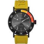 Pánské Náramkové hodinky Timex v žluté barvě ve slevě s analogovým displejem 