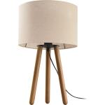 Stolní lampy v béžové barvě ve skandinávském stylu kulaté kompatibilní s E27 