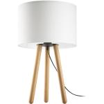 Stolní lampy v bílé barvě ve skandinávském stylu kulaté kompatibilní s E27 