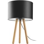 Stolní lampy v černé barvě ve skandinávském stylu kulaté kompatibilní s E27 