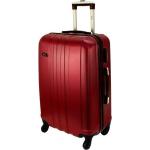 Pánské Plastové kufry v červené barvě z polykarbonátu o objemu 97 l ve slevě 