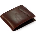 Pánské Kožené peněženky Arwel v tmavě hnědé barvě z kůže ve slevě 