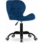 Kancelářské židle v tmavě modré barvě z plastu 