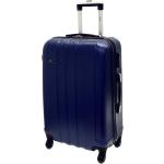 Pánské Plastové kufry v modré barvě z polykarbonátu o objemu 97 l ve slevě 