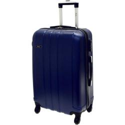 Tmavě modrý odolný polykarbonátový kufr "Stronger" - vel. M, L, XL