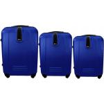 Pánské Plastové kufry v modré barvě z plastu o objemu 97 l ve slevě 