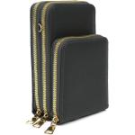 Dámské Elegantní kabelky Mahel v tmavě šedivé barvě v elegantním stylu s vnitřním organizérem ve slevě 