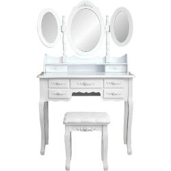 Toaletní stolek Milano, ve více barvách-bílý