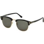 Pánské Designer Retro sluneční brýle TOM FORD v černé barvě v elegantním stylu ve velikosti Onesize 