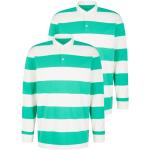 Pánská  Trička s límečkem Tom Tailor Denim v zelené barvě ve velikosti M ve slevě 