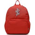 Dětské batohy Tommy Hilfiger Logo v červené barvě z látky ve slevě 