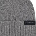Pánské Zimní čepice Tommy Hilfiger v šedé barvě ve velikosti 0 