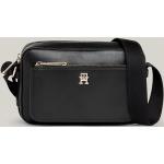 Dámské Luxusní kabelky Tommy Hilfiger v černé barvě z polyuretanu 