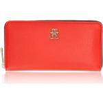 Dámské Luxusní peněženky Tommy Hilfiger v červené barvě ve slevě 
