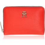 Dámské Luxusní peněženky Tommy Hilfiger v červené barvě ve slevě 