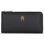 Dámské Luxusní peněženky Tommy Hilfiger TH v černé barvě ve slevě 