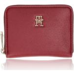 Dámské Luxusní peněženky Tommy Hilfiger v bordeaux červené ve slevě 
