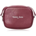 Dámské Luxusní kabelky Tommy Hilfiger v bordeaux červené ve slevě 