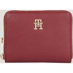 Dámské Luxusní peněženky Tommy Hilfiger Poppy v bordeaux červené z koženky 
