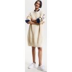 Dámské Pletené šaty Tommy Hilfiger v béžové barvě z bavlny ve velikosti L 