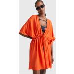 Dámské Plážové šaty Tommy Hilfiger v oranžové barvě z viskózy ve velikosti L 