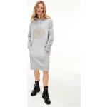 Dámské BIO Mikinové šaty Tommy Hilfiger v šedé barvě z bavlny ve velikosti S udržitelná móda 