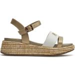 Dívčí Kožené sandály Tommy Hilfiger ve zlaté barvě z koženky ve velikosti 35 veganské ve slevě na léto 