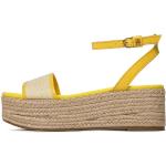 Dámské Sandály na platformě Tommy Hilfiger Woven v žluté barvě ve velikosti 39 na léto 