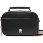 Dámské Luxusní kabelky Tommy Hilfiger Iconic v černé barvě z koženky veganské ve slevě 