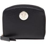Dámské Luxusní peněženky Tommy Hilfiger TH v černé barvě z koženky veganské ve slevě 