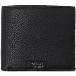 Pánské Luxusní peněženky Tommy Hilfiger v černé barvě z kůže 