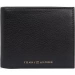 Pánské Luxusní peněženky Tommy Hilfiger Premium v černé barvě z kůže 