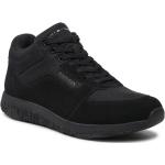 Pánské Kožené kotníkové boty Tommy Hilfiger v černé barvě z kůže ve velikosti 43 