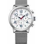 Pánské Náramkové hodinky Tommy Hilfiger kulaté ocelové s voděodolností 3 Bar 