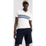 Pánská  Trička s límečkem Tommy Hilfiger ve smetanové barvě z bavlny ve velikosti XXL plus size 