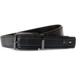 Pánské Kožené pásky Tommy Hilfiger v černé barvě z kůže délka 95 s motivem Mercedes Benz 