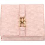 Dámské Luxusní peněženky Tommy Hilfiger v pastelově růžové barvě z koženky 
