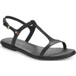Dámské Sandály bez podpatku Tommy Hilfiger TH v černé barvě ve velikosti 41 na léto 